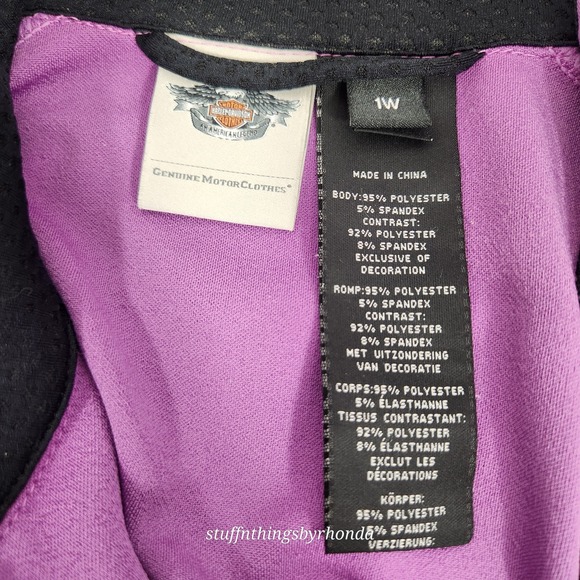 Ladies Harley Davidson Jacket‎ Women's Plus XL 18-20 - Picture 3 of 8